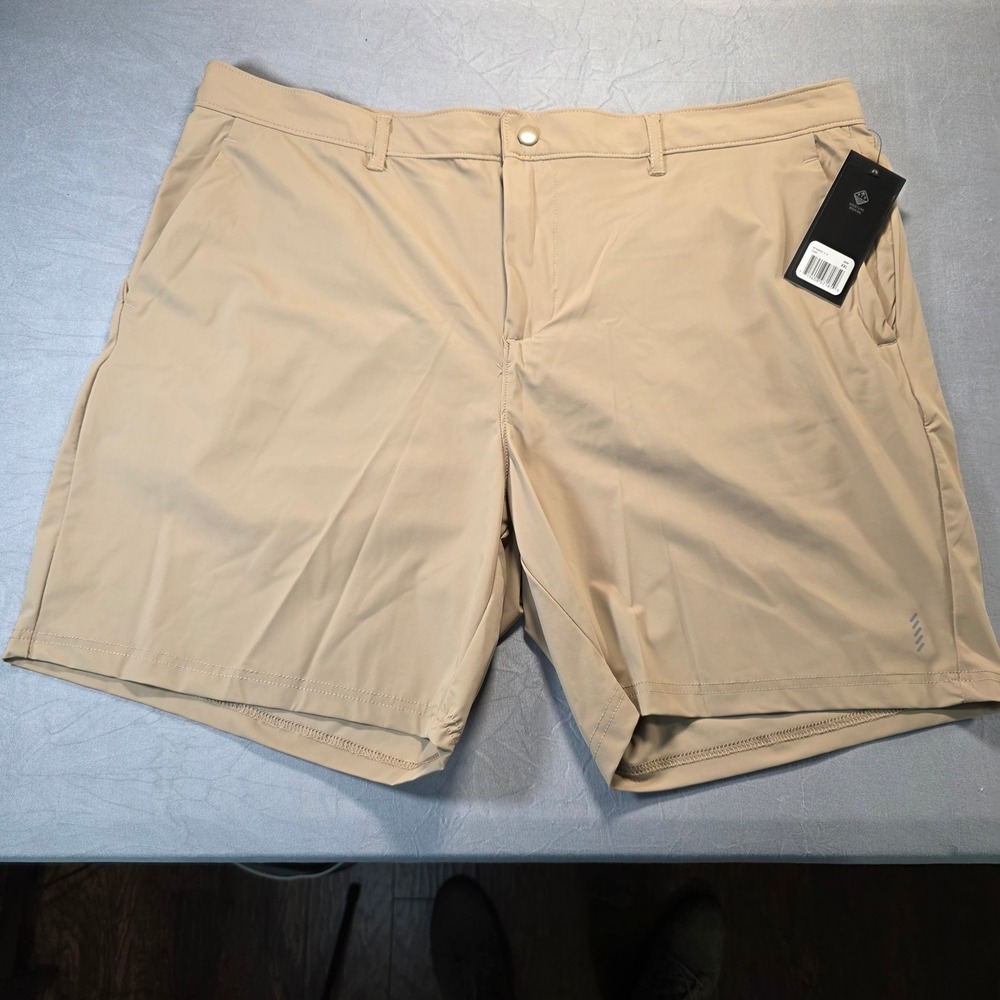 Balance Collection‎ Mens Dune Moisture Wicking Shorts XXL Tan New